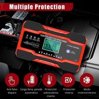CARGADOR DE BATERIA AUTO MOTO CAMION  12V Y 24V 10 AMPERIOS