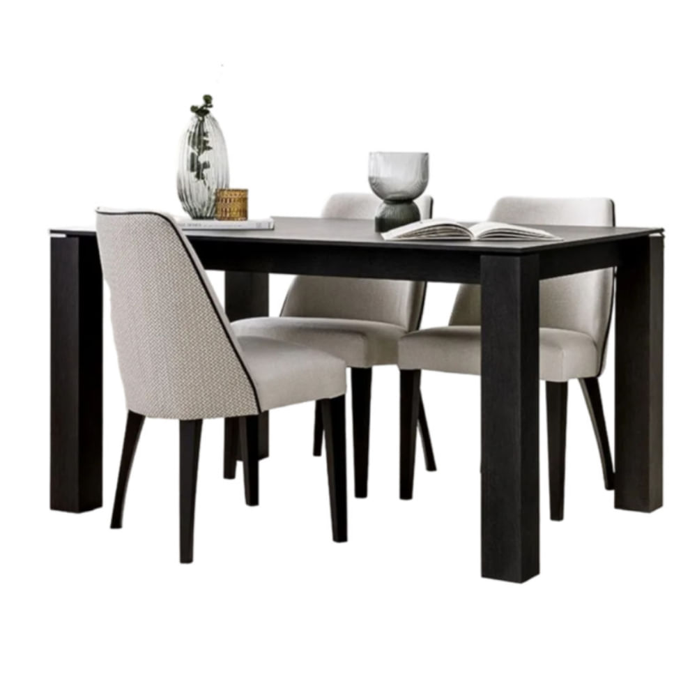 Comedor 4 Sillas Dark HogarySpacios