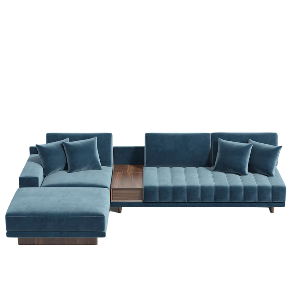 Seccional Modular Adaria Azul AceroModel arq