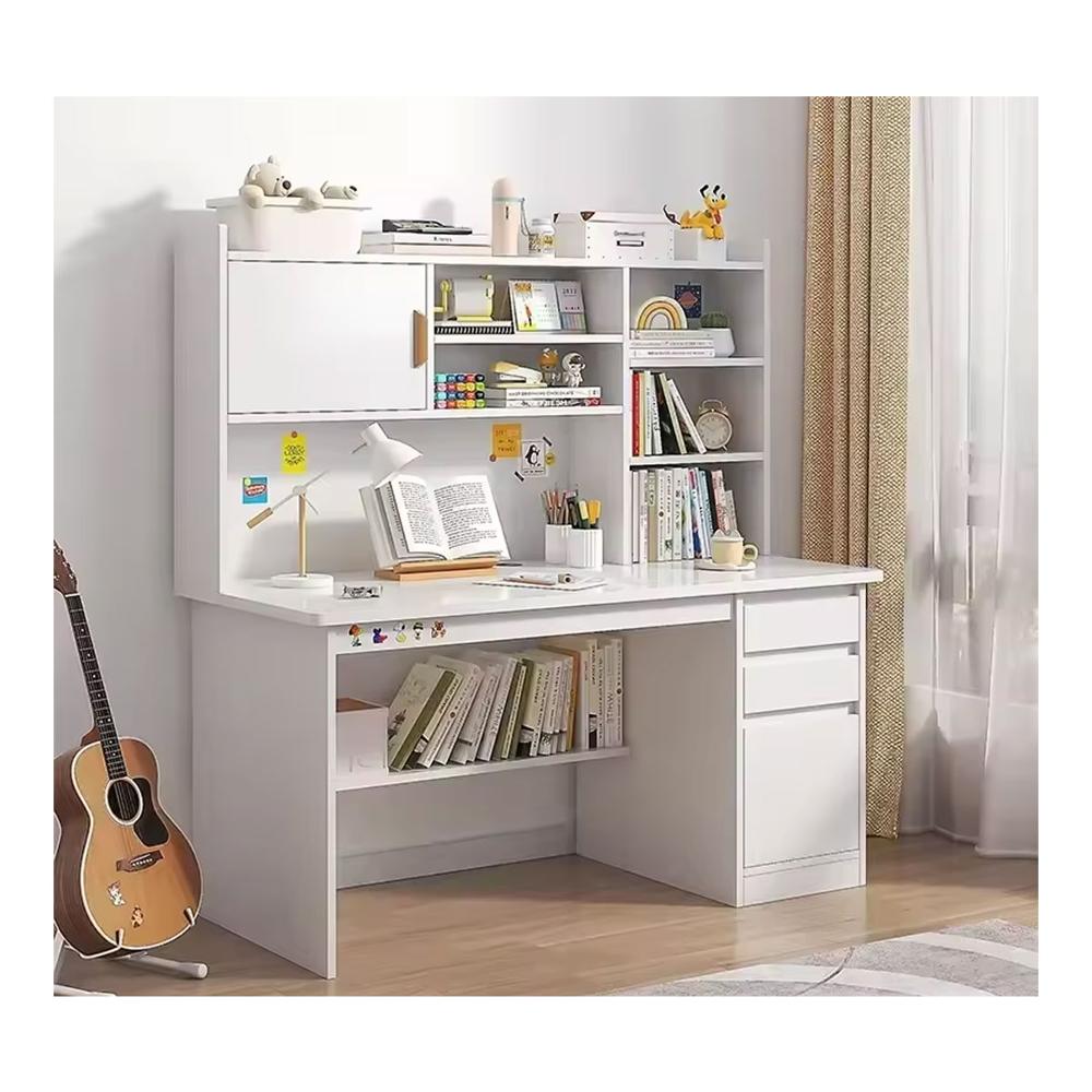 Escritorio Moderno 8 divisiones Cajones Blanco 100cm ZZ86 Blanco II