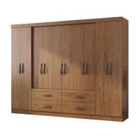 Ropero Malta 10 Puertas 4 Cajones Roble Promart