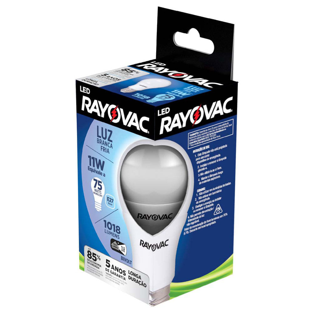 Foco LED Bulb RAYOVAC 11W Blanco