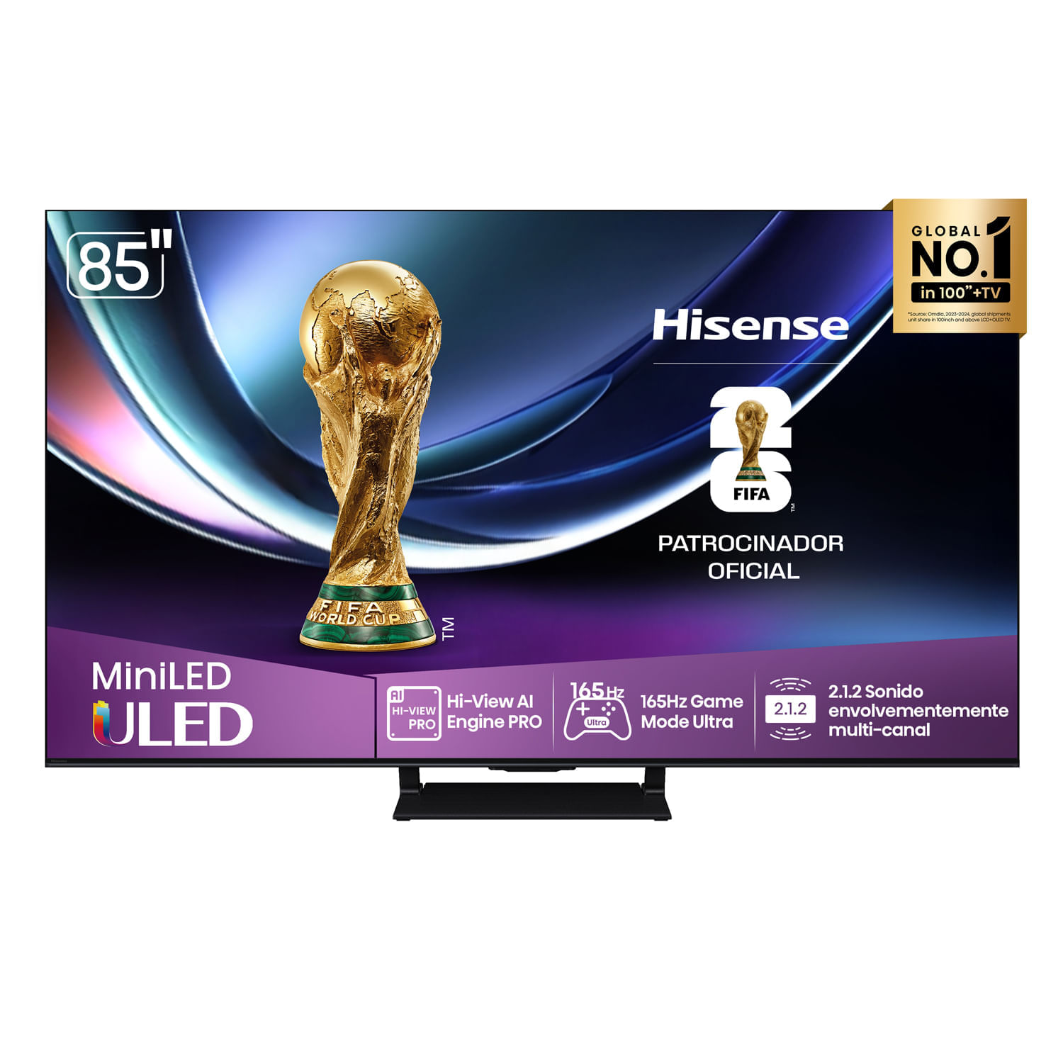 Televisor Hisense 85"" 85U7QG ULED MINILED 4K UHD