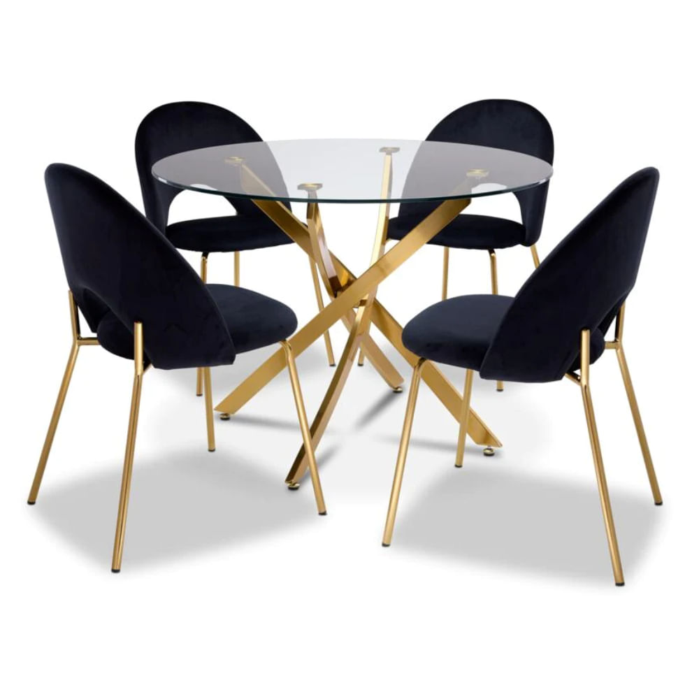 Comedor 4 Sillas Bruselas CN