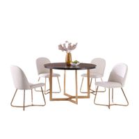 Comedor 4 Sillas Bilbao Blanco CN