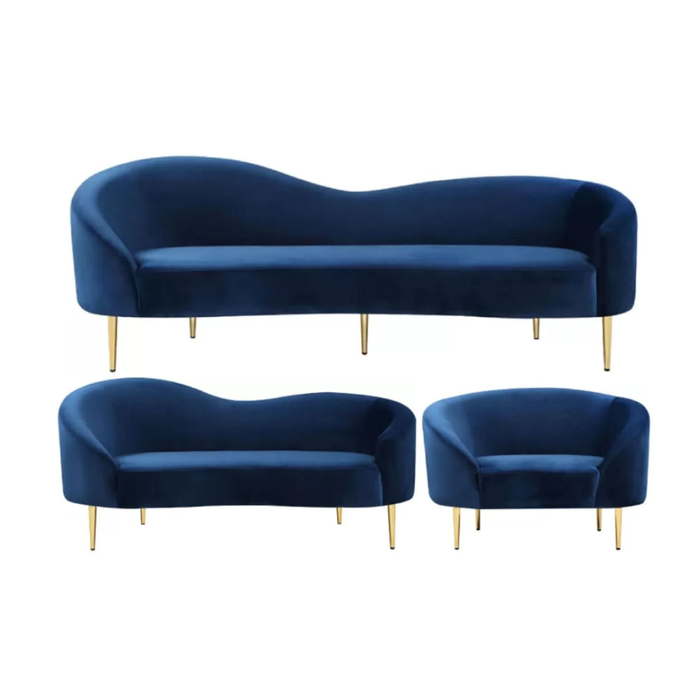 Sala 3 2 1 Theo Azul Model