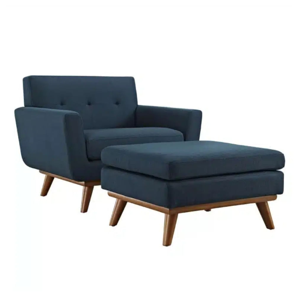 Sillon Banqueta Naia Azul Noche H Y S