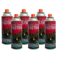 Gas Butano Ultra Refinado 485ml Larga Duración - 6 Unid