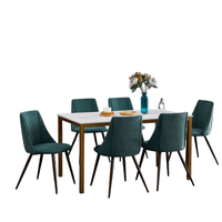 Comedor 6 Sillas Viena Verde Oscuro CN