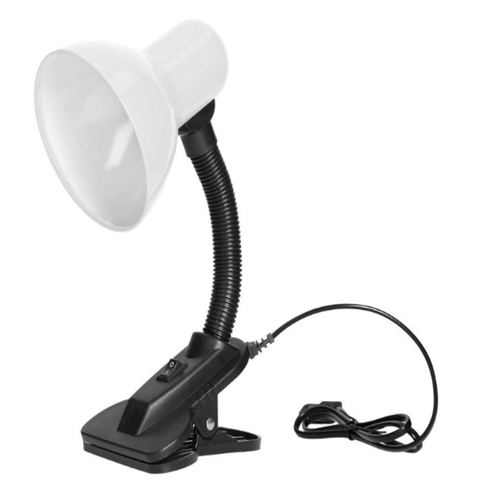 Lampara de Escritorio Con Pinza - Blanco