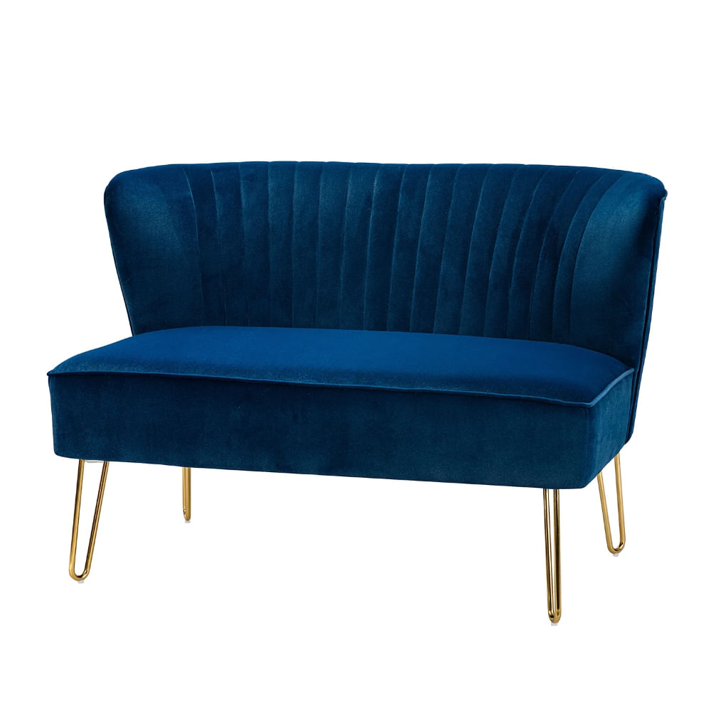 Sofa 2 Cuerpos Mauricio Azul CN