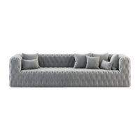 Sofa 3 Cuerpos Aris Gris Claro CN