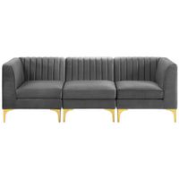 Sofa Modular 3 Cuerpos Zaid Gris Oscuro CN