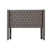 Cabecera Queen Abner Gris Oscuro CN