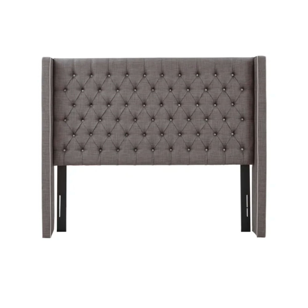 Cabecera Queen Abner Gris Oscuro CN