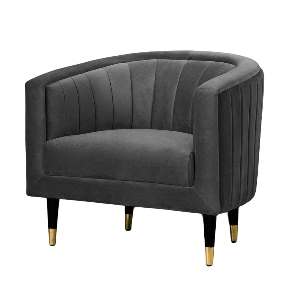 Butaca Velvet Gris CN