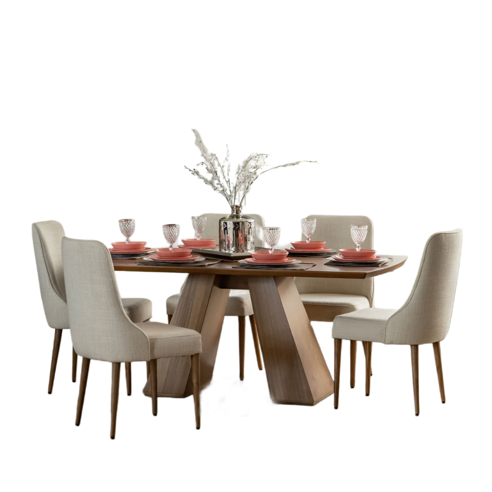 Comedor 6 Sillas Sicilia Model