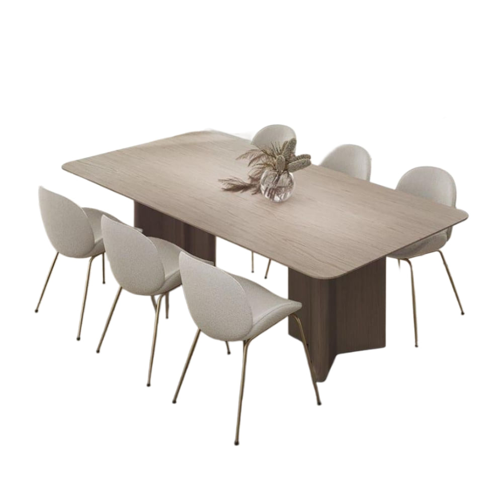 Comedor 6 Sillas Luana Model
