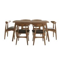 Comedor 6 Sillas Eny Gris OscuroModel