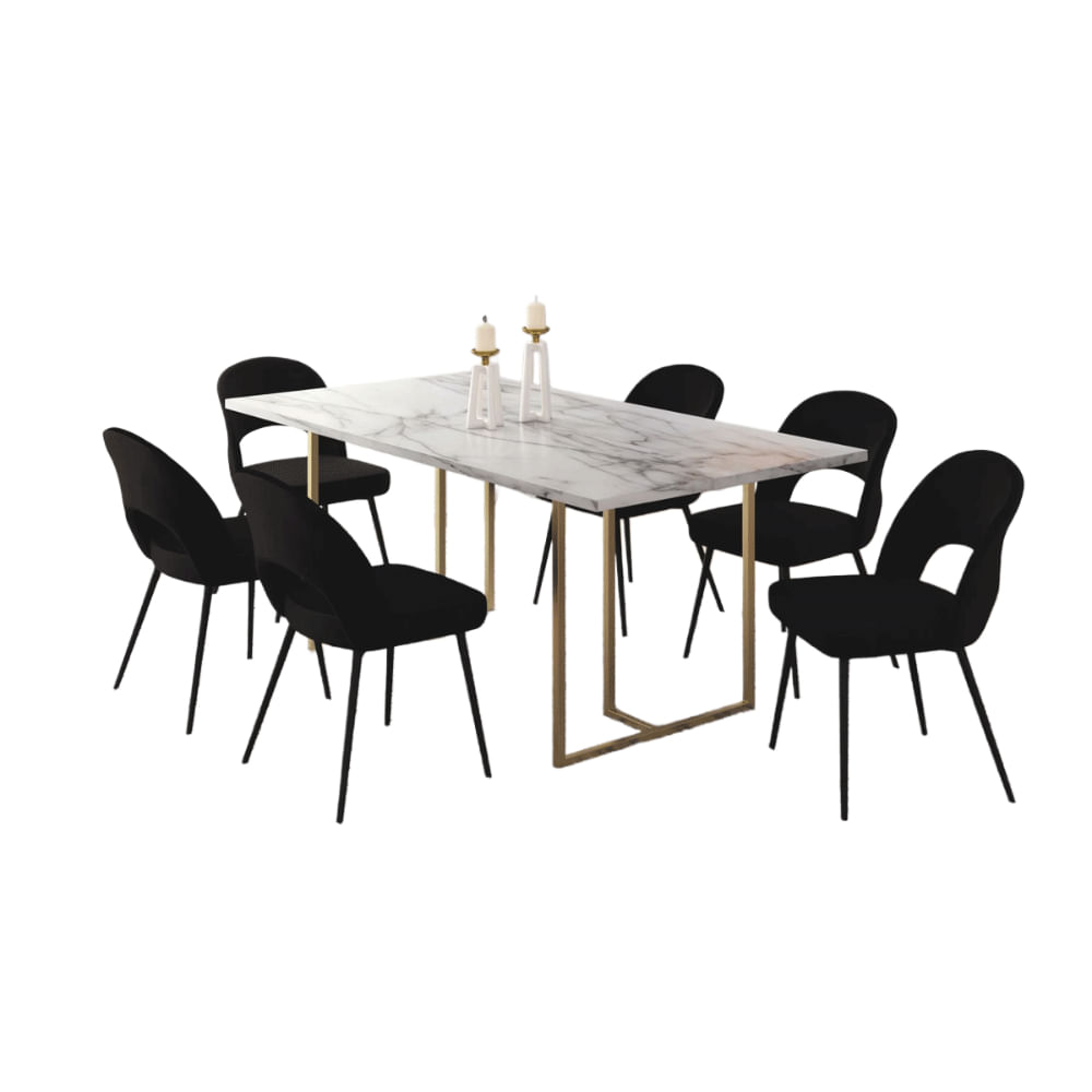 Comedor 6 Sillas Edith Model