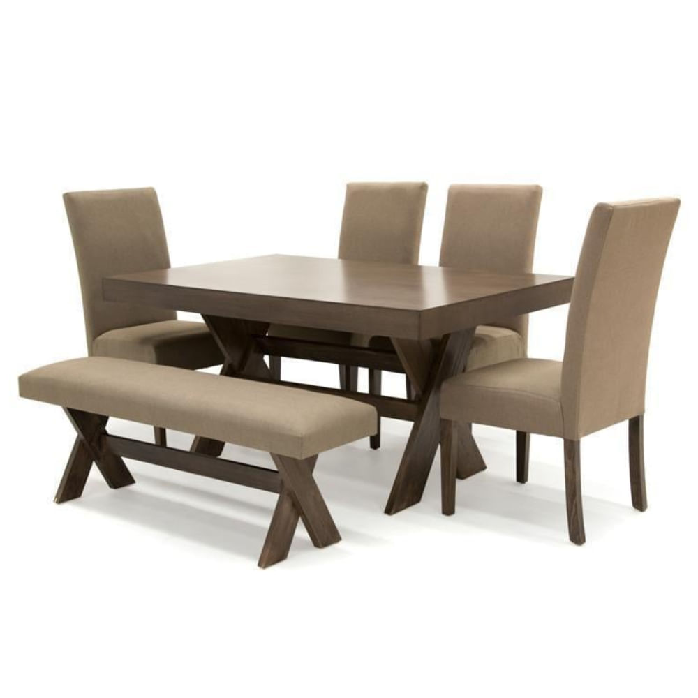 Comedor 4 Sillas Banqueta Manchester Model