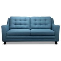Sofa 2 Cuerpos Lisboa Azul Acero Model