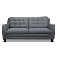 Sofa 2 Cuerpos Lisboa Gris Oscuro Model