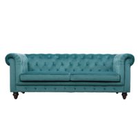 Sofa 3 Cuerpos Chester Gabriel Verde Carcel Model