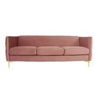 Sofa 3 Cuerpos Joseph Rosa Palo Model