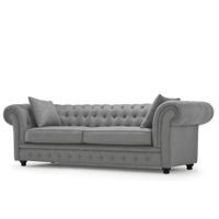 Sofa 3 Cuerpos Chester Gabriel Gris Pizarra Model