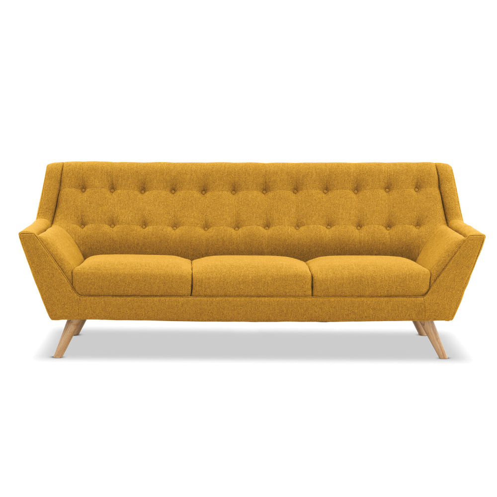 Sofa 3 Cuerpos Jorim Amarillo Shego