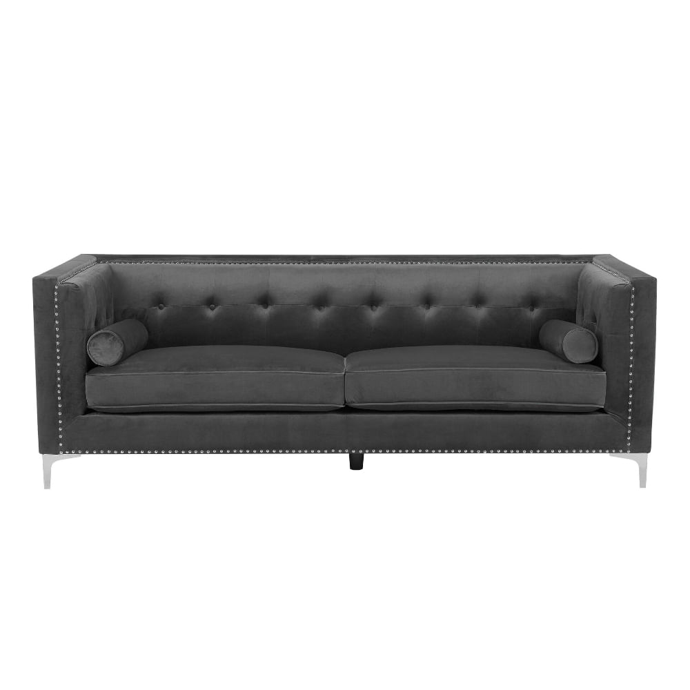 Sofa 3 Cuerpos Mantis Gris Oscuro Shego