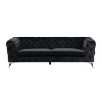 Sofa 3 Cuerpos Chestermoon Negro Shego