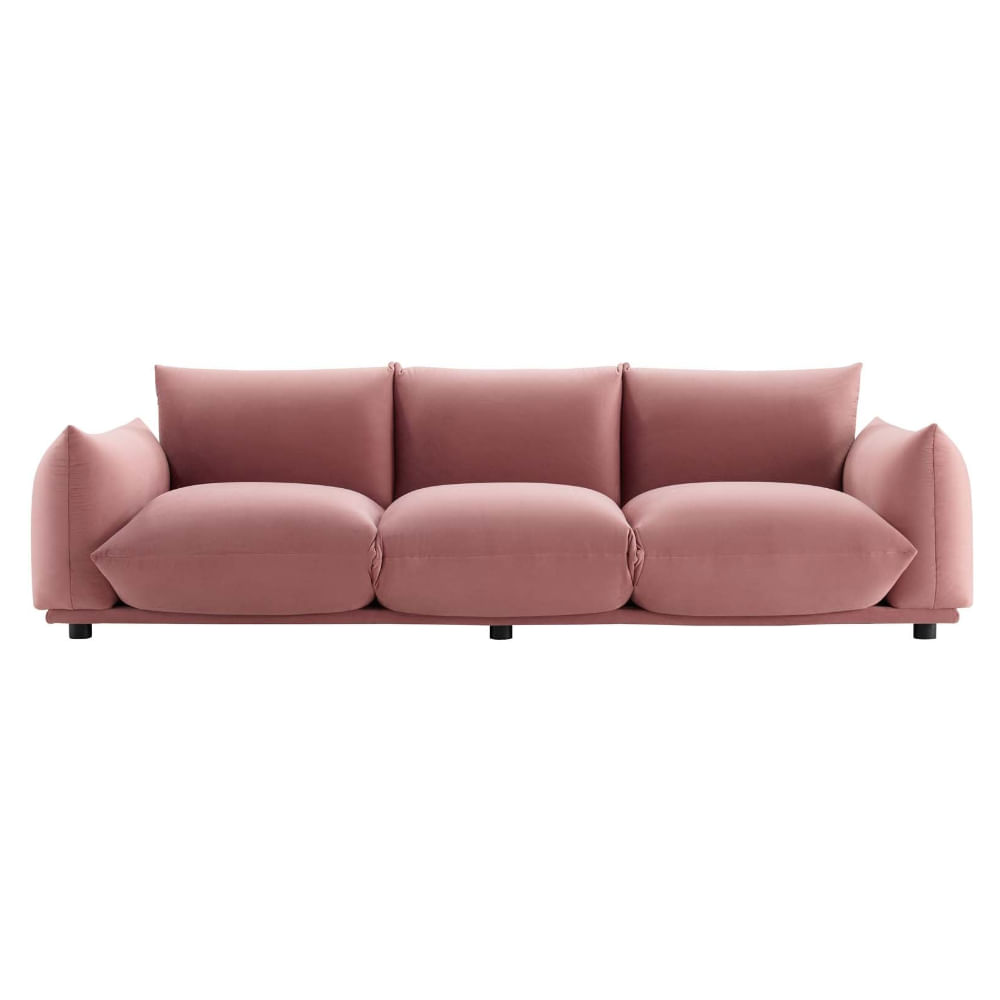 Sofa 3 Cuerpos Bummp Rosado Shego