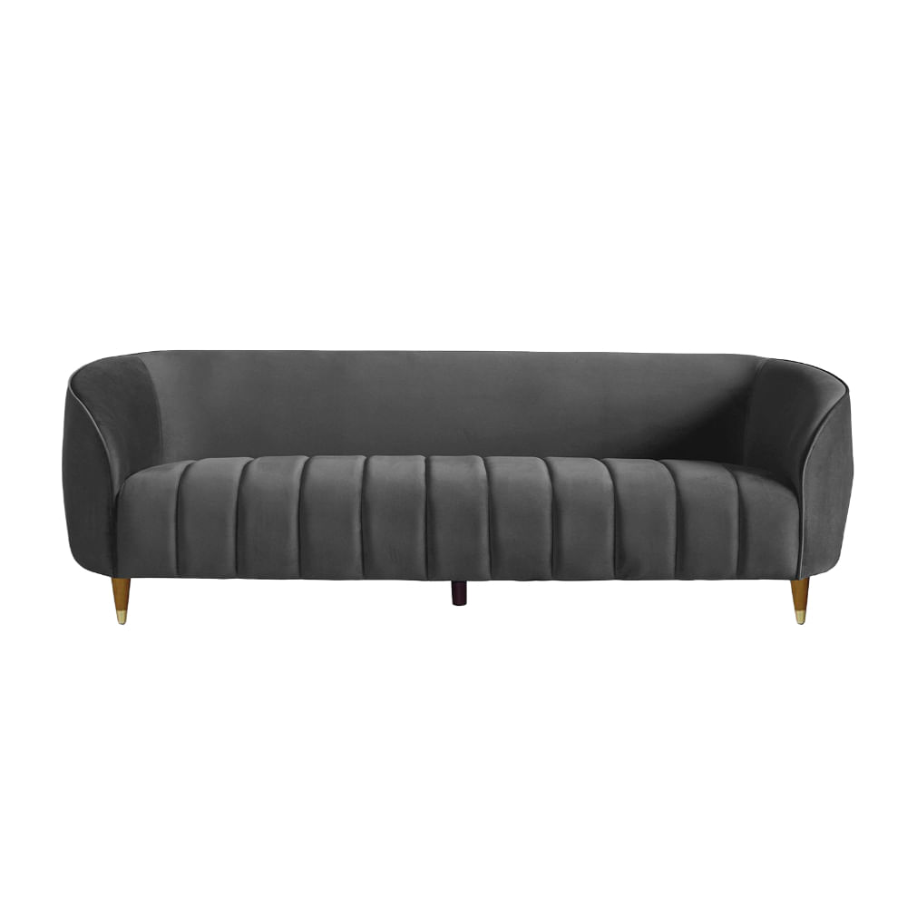 Sofa 3 Cuerpos Dolce Gris Oscuro Shego