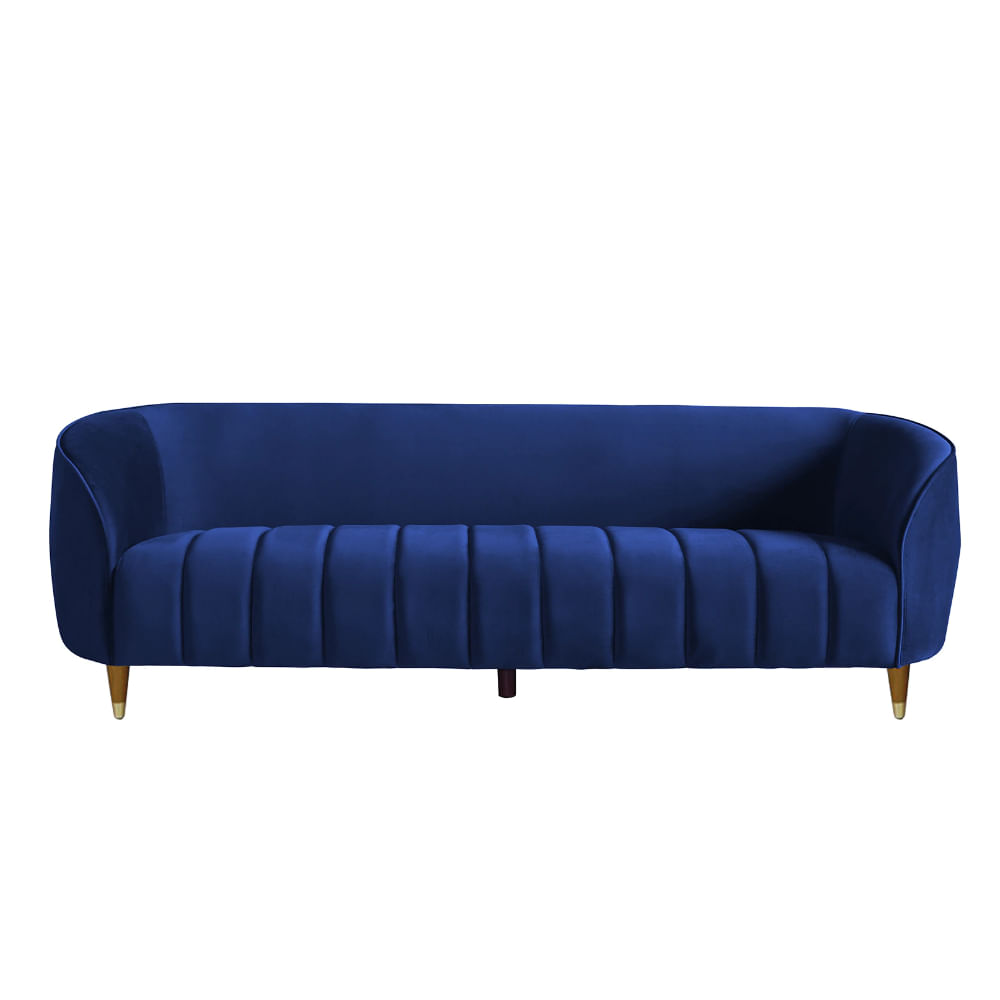 Sofa 3 Cuerpos Dolce Azul Noche Shego