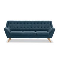 Sofa 3 Cuerpos Jorim Azul Shego