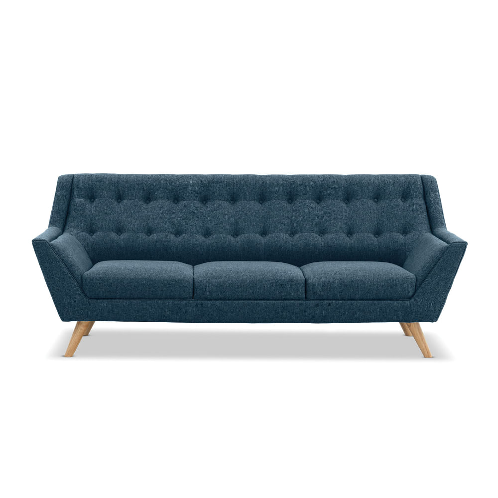 Sofa 3 Cuerpos Jorim Azul Shego