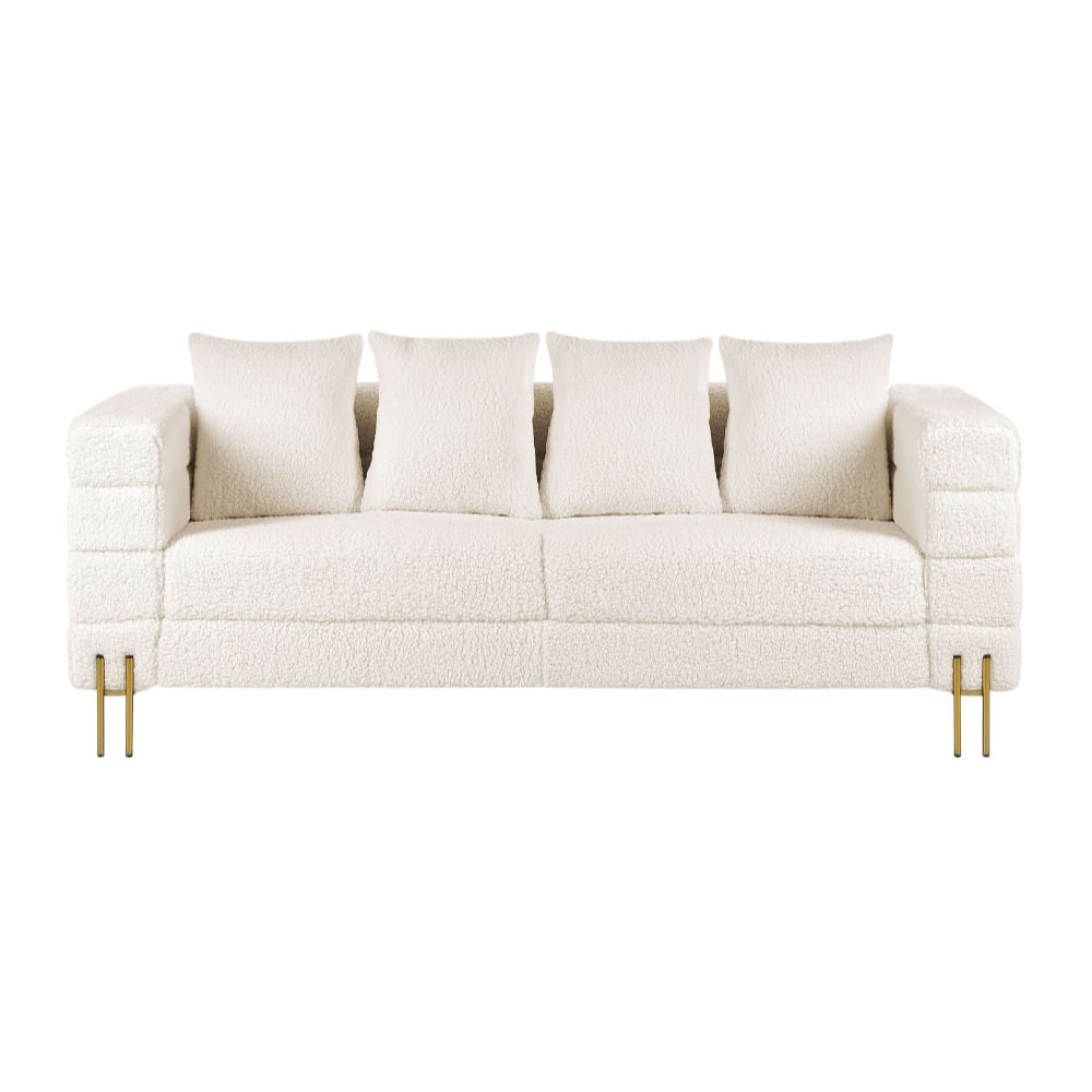Sofa 3 Cuerpos Bolic Blanco Shego