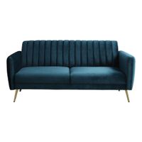 Sofa 3 Cuerpos Blasmi Azul Noche Shego