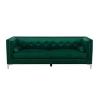 Sofa 3 Cuerpos Mantis Verde Oscuro Shego