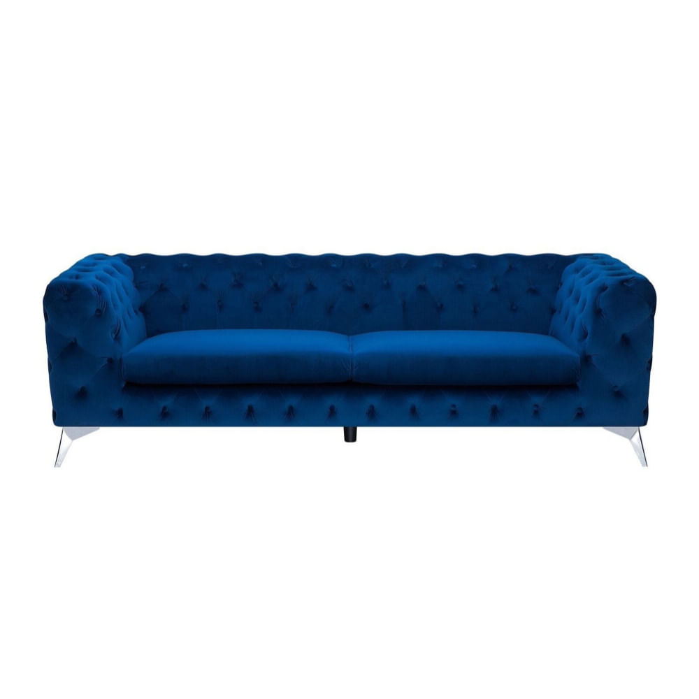 Sofa 3 Cuerpos Chestermoon Azul Noche Shego
