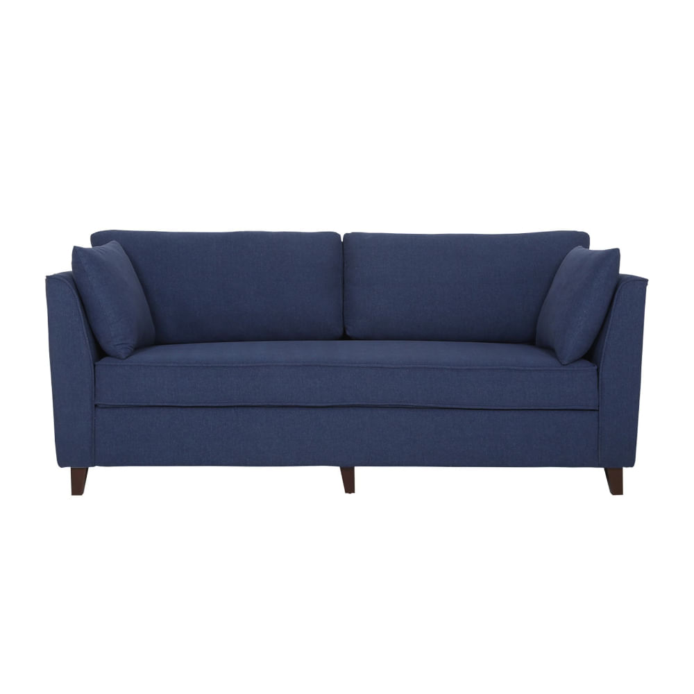 Sofa 3 Cuerpos Lacci Azul Noche Shego