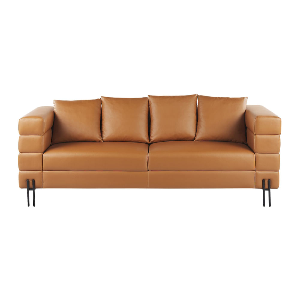 Sofa 3 Cuerpos Bolic Marron Claro Shego