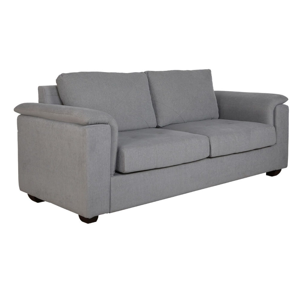 Sofa 3 Cuerpos Rene Gris Claro Shego