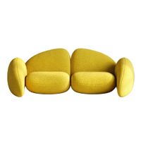 Sofa 2 Cuerpos Bakezo Amarillo Shego