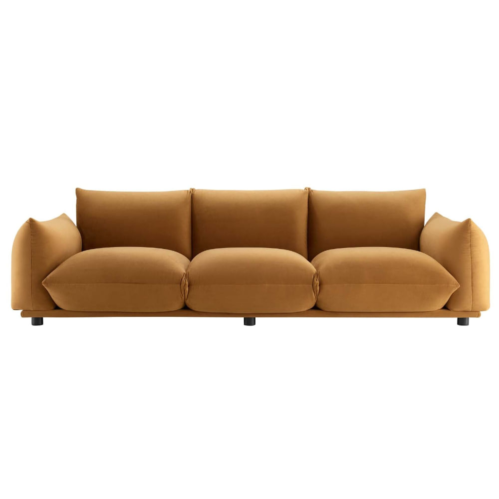 Sofa 3 Cuerpos Bummp Naranja Shego