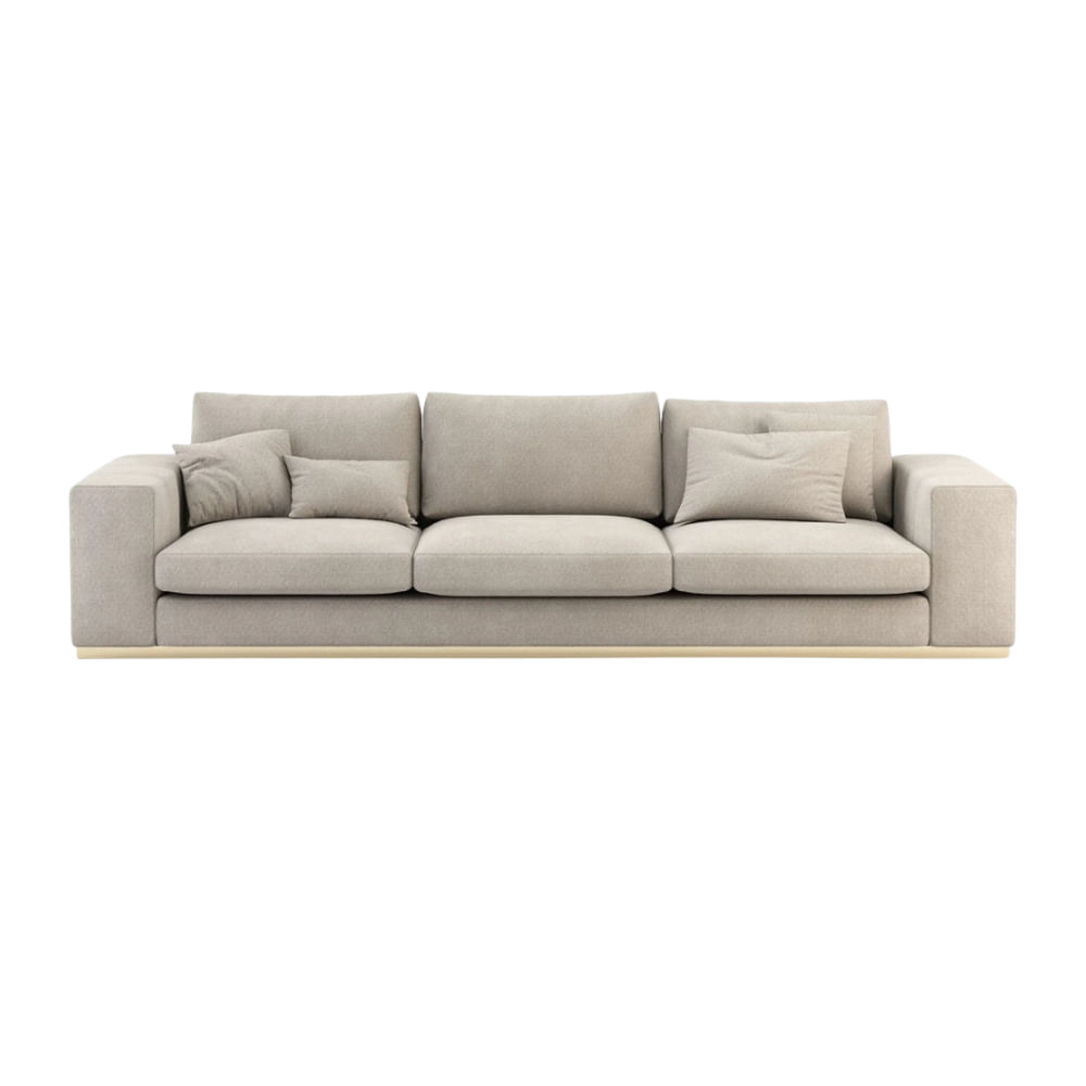 Sofa 3 Cuerpos Leonar Beige CN