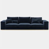 Sofa 3 Cuerpos Leonar Azul CN