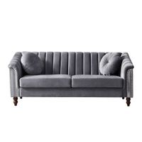 Sofa 3 Cuerpos Dacey Gris Claro CN